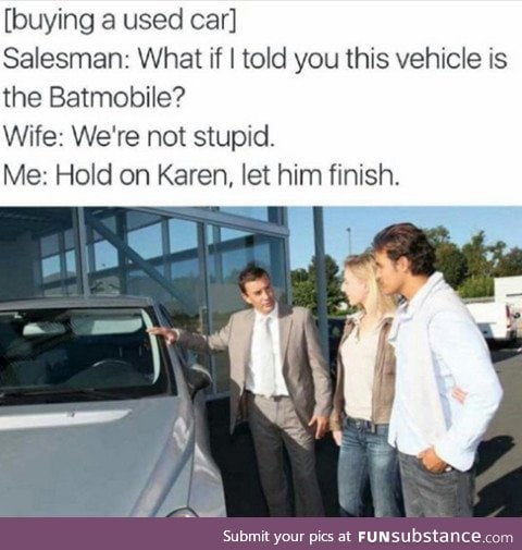 Buying a car