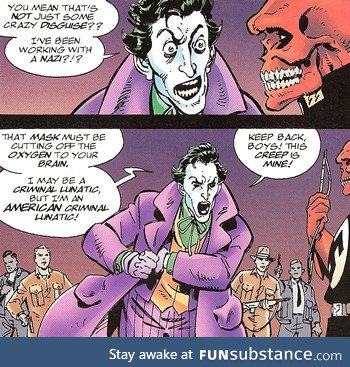 Even the Joker has standards