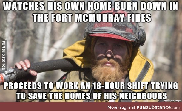 Good guy fort mcmurray firefighter