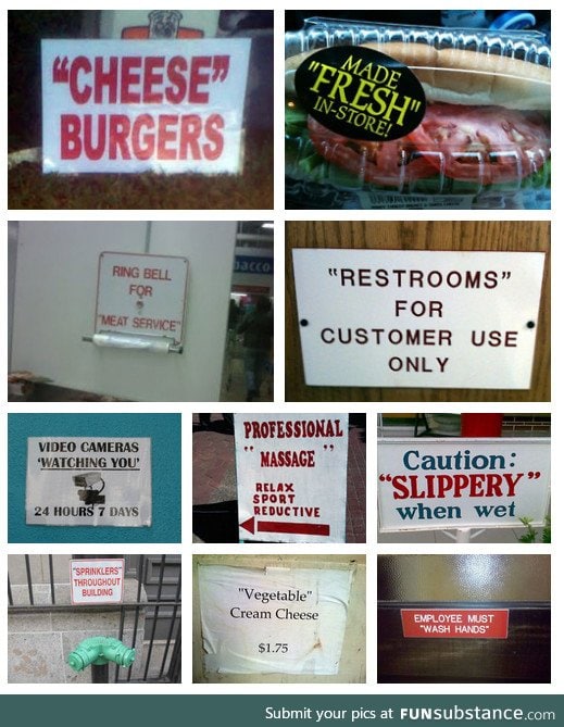 Suspicious quotation marks