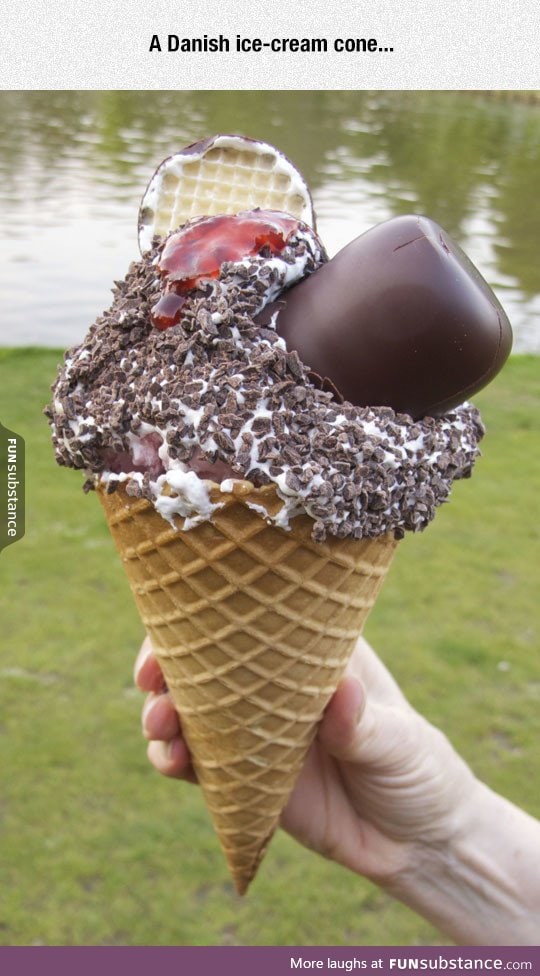 Danish ice cream deliciousness