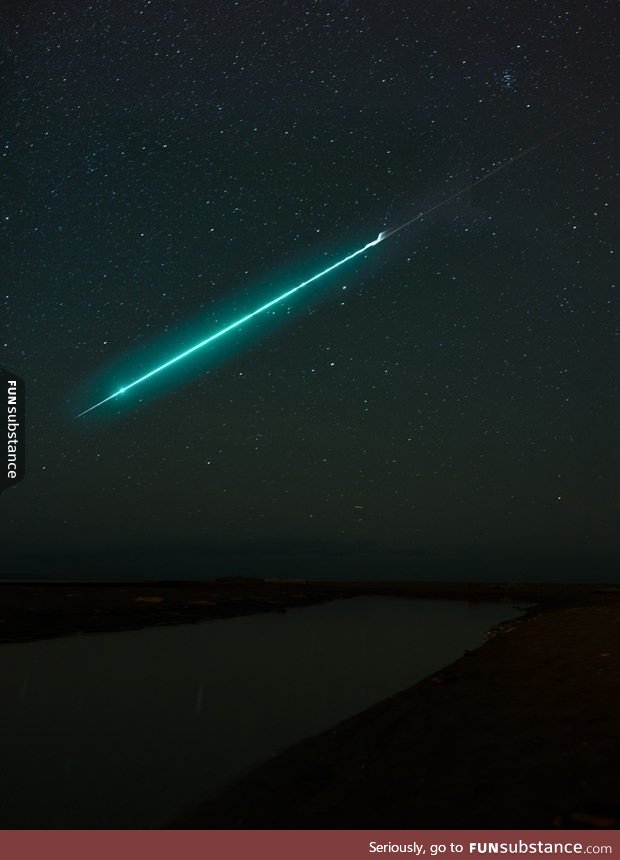 A Meteor over New Zealand