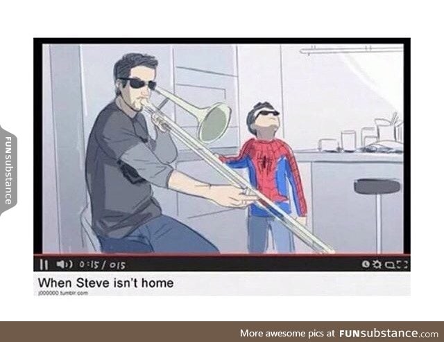 When Steve isn't home