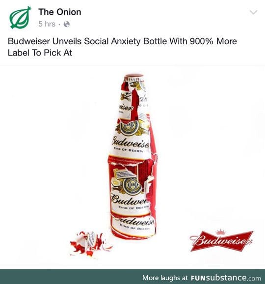 Social anxiety bottle