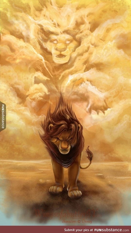 The return of simba fan art