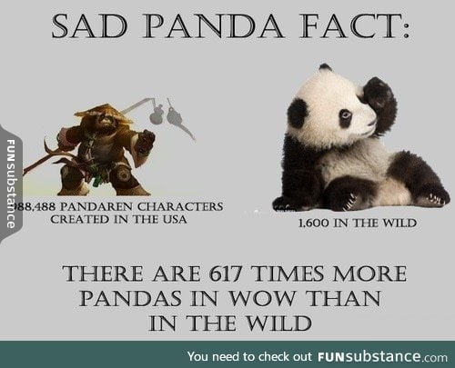 Sad panda fact