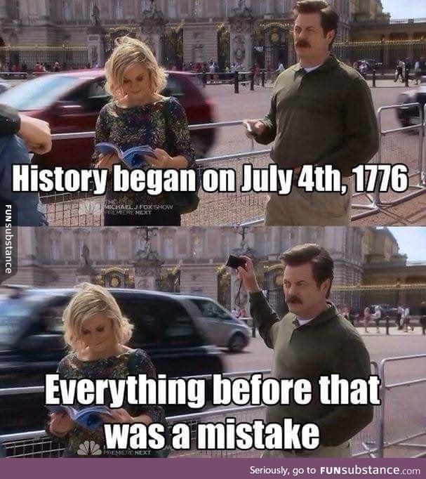 Ron Swanson on History