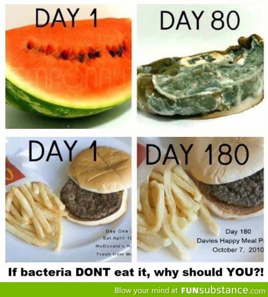 Food decay test: This worries me