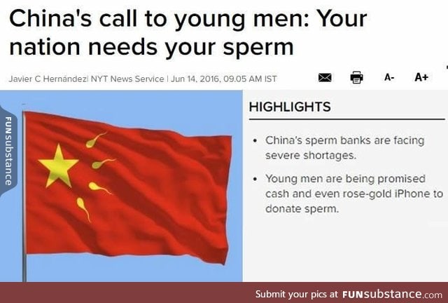 Need your sperm