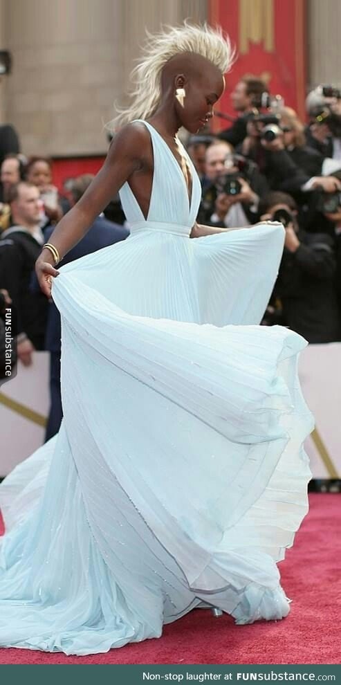 Lupita Nyong'o photoshopped as Storm