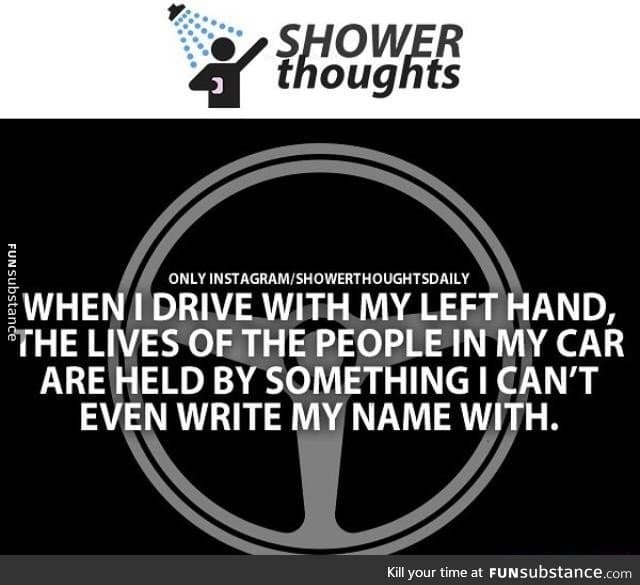 Shower thoughts