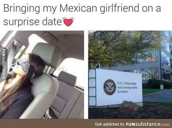 Bringing my Mexican girlfriend on