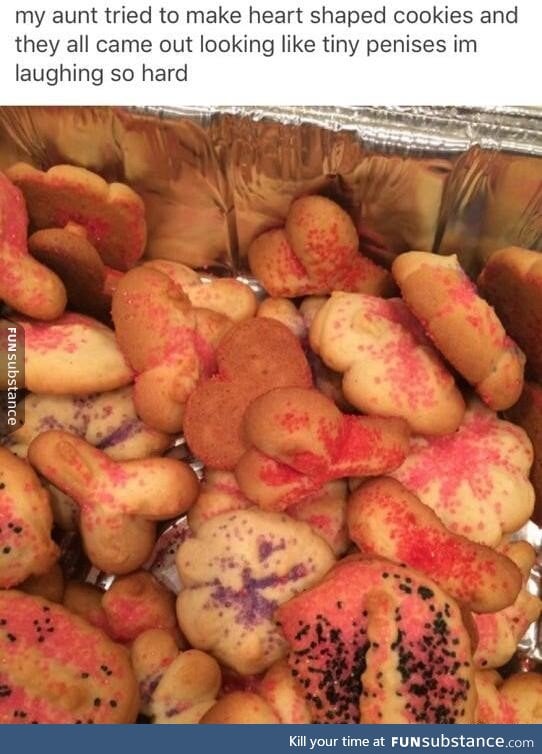 Heart shaped cookies