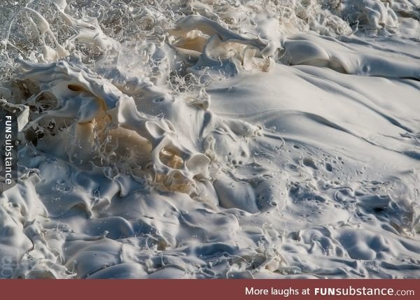 Seafoam and high speed photography