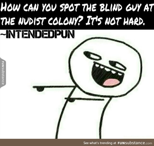 Blind guy