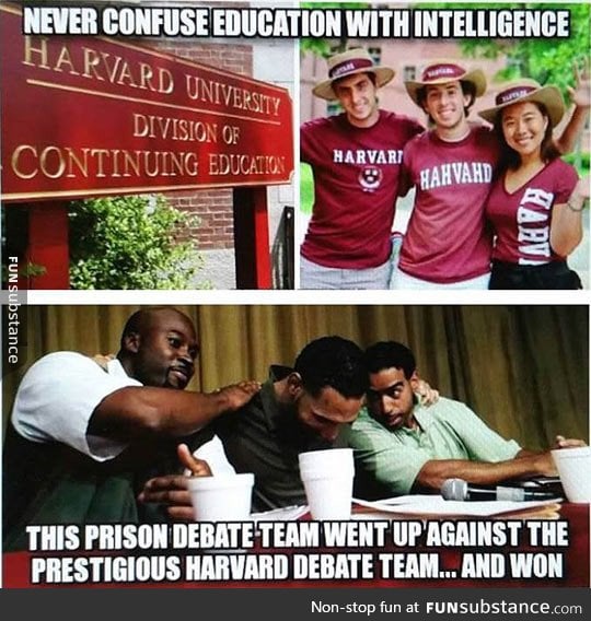 Education vs. Intelligence