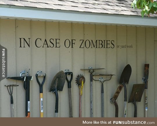 Excellent idea for keeping your gardening tools