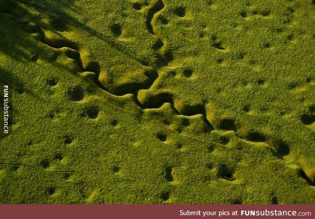 WWI trench 95 years later