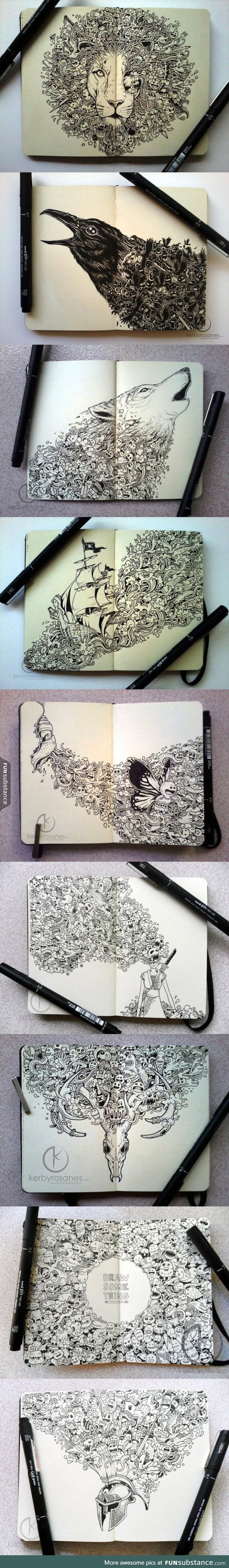 Moleskine drawings