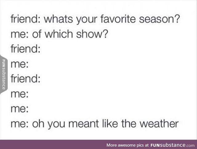 What's your favorite season?