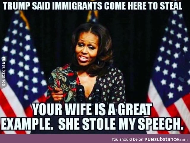 Let's build a wall around his wife!