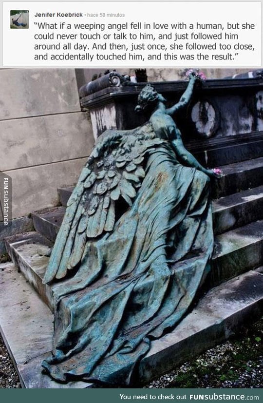 Weeping angel from a different perspective