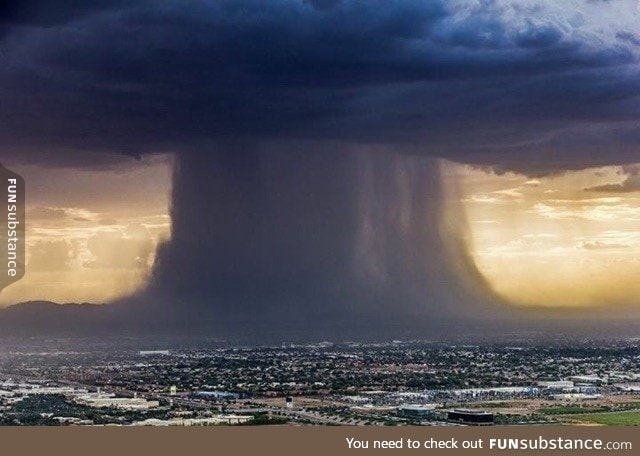 Microburst in Phoenix. Photo taken by a news helicopter