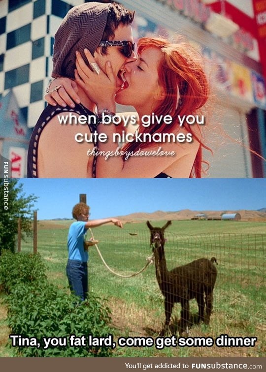 Those adorable nicknames