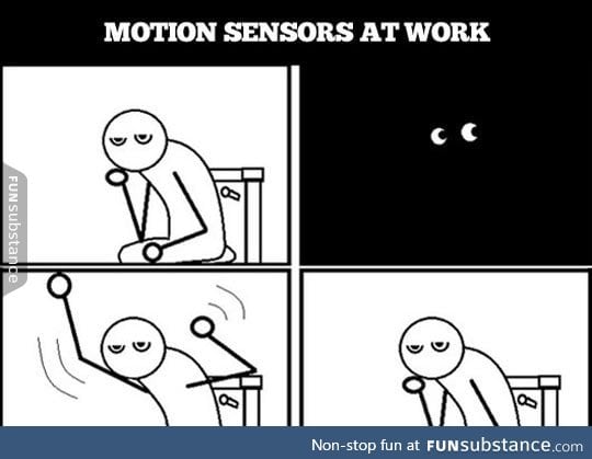 Motion sensor lighting