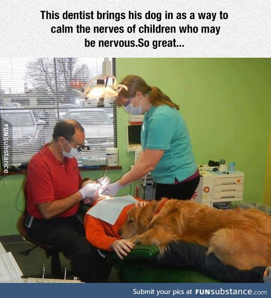 A dentist doing it right