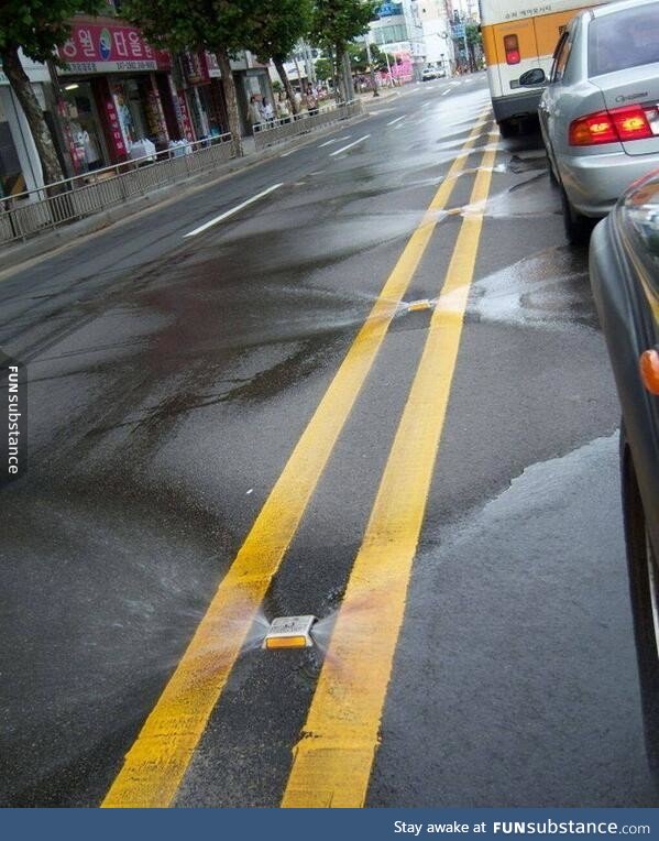 Self cleaning streets in korea