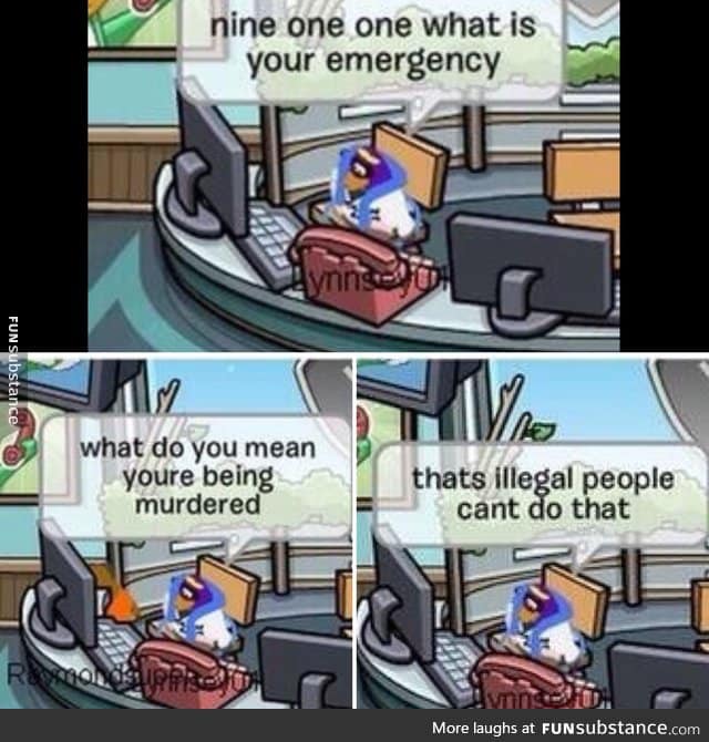 Murder is Illegal in Club Penguin