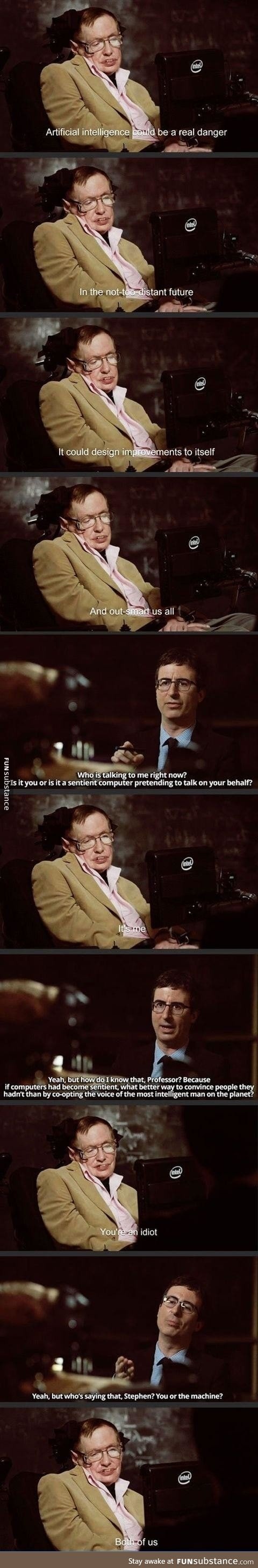 Stephen Hawking is a genius