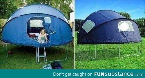 Trampoline tent