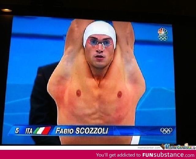 Fabio Scozzoli is secretly a stingray