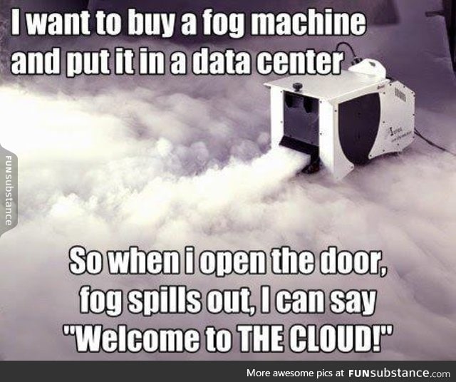 Welcome to the cloud!