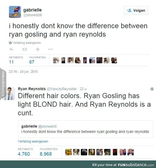 The difference between Gosling and Reyno