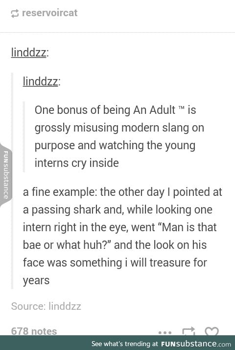 Adults are evil