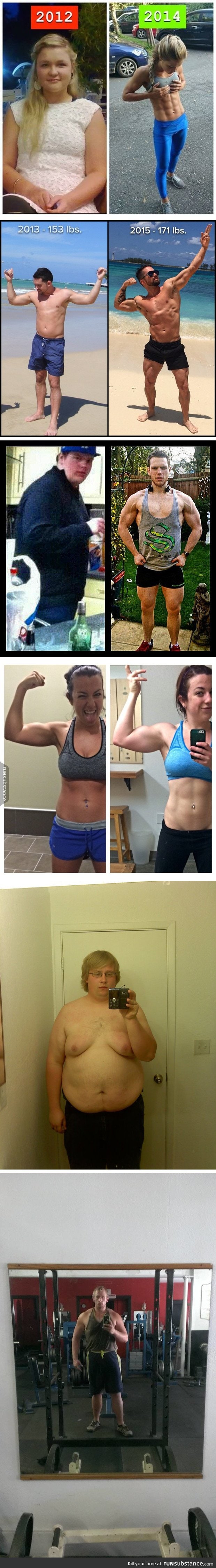 Fitness success transformation comp