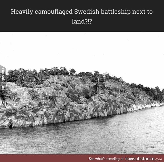 Impressive ship camoflage