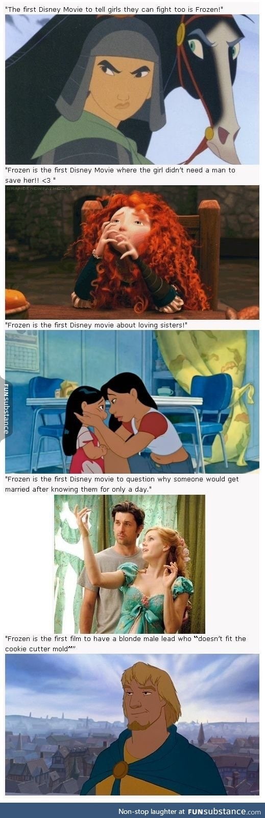 Frozen is the first...