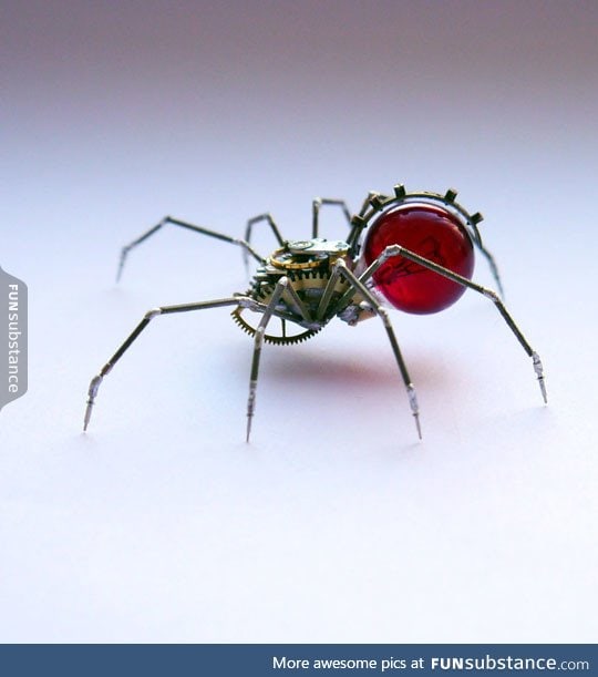 Steampunk arachnid