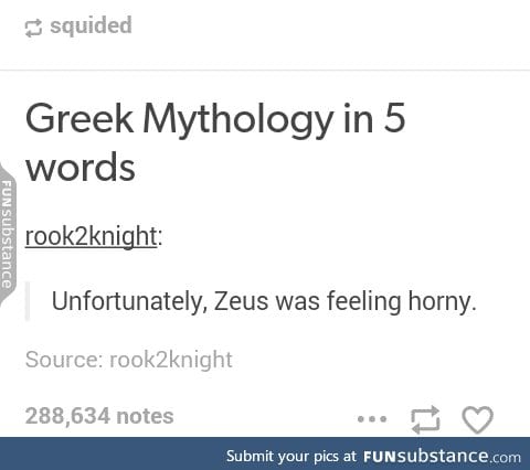 Goddammit Zeus