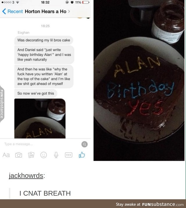 alan birthday yes