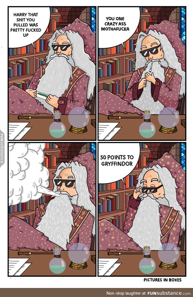 Dumbledore chill af