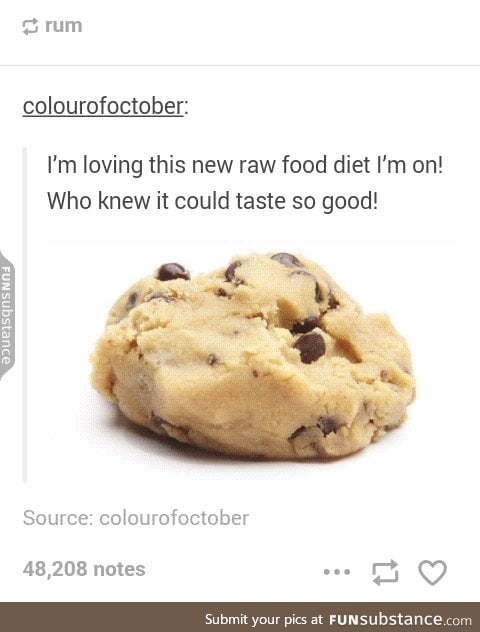 Raw cookie dough is awesome but also nauseating :/