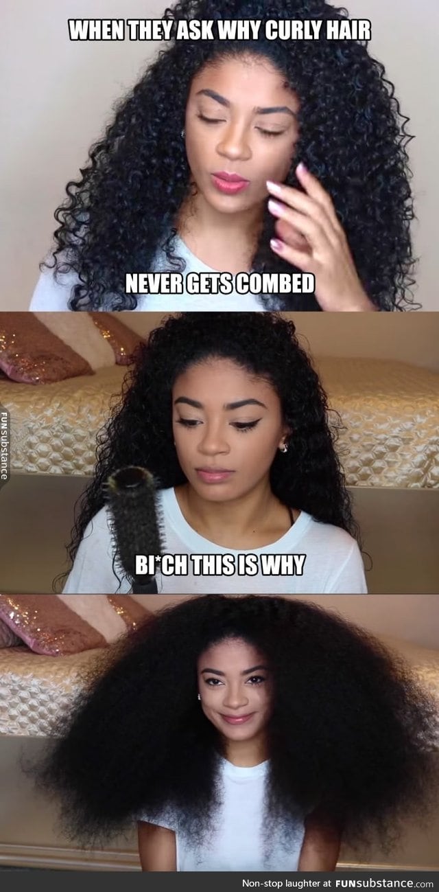 Curly hair problems