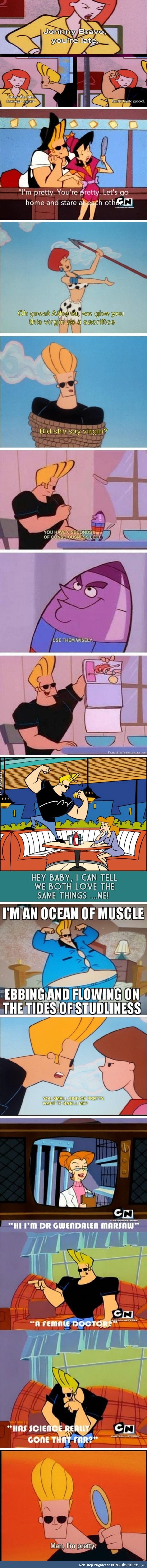 Johnny Bravo the inventor of swag