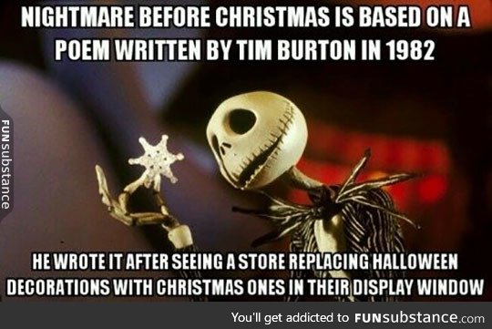 The nightmare before christmas