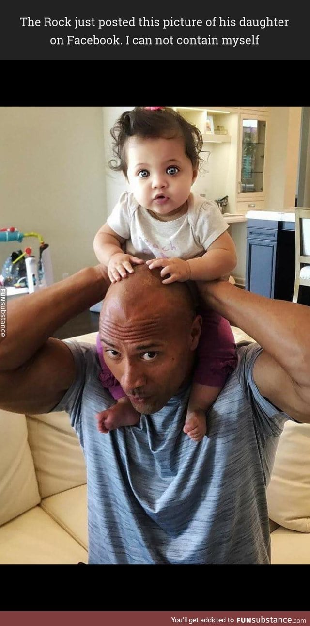 Meet The Rock's adorable daughter